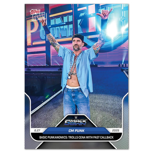 Topps wwe wrestling 2025 - wrestling,