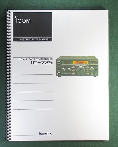 Icom 725 manuale istruzioni - ic-725,