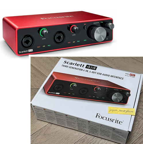 Focusrite scarlett 4i4 - focusrite,