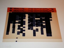 Microfiche parts catalog Alfa