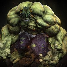 Statuina statua resina hulk - in,