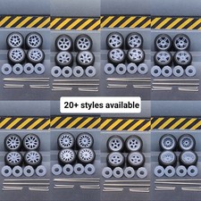 1/64 STAMPATO IN 3D PER RUOTE CALDE DOGANA - RUOTE PNEUMATICI DISCHI FRENO E KIT ASSE