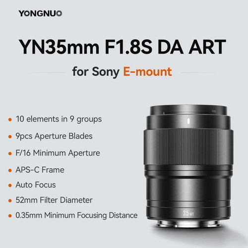 Yongnuo yn35mm da art - yn35mm, f1.8s