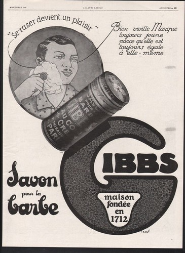 1928 gibbs barbiere crema - 1928,