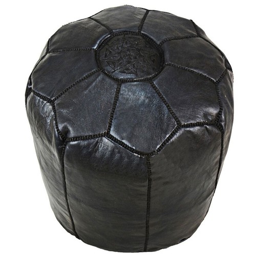 Pouf marocchino pelle - pouf,