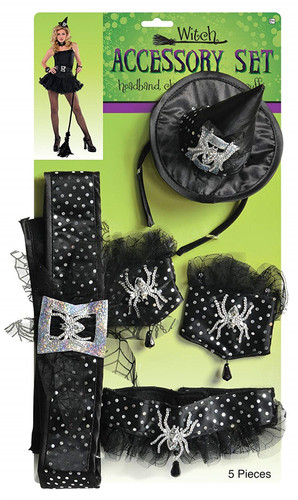 Set strega nero argento - nero,