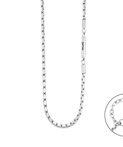 Collana uomo acciaio 316l - collana, in