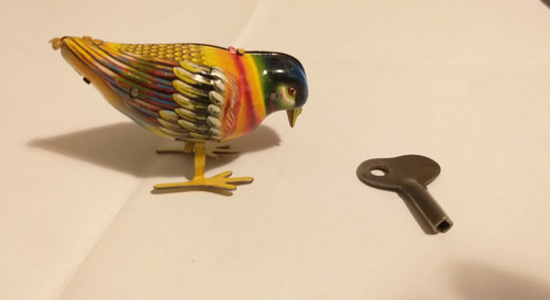 Uccellino giocattolo anni 60 - uccellino,,