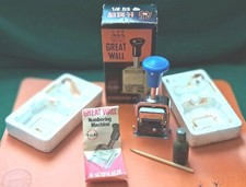 Timbro numeratore Great Wall model 45 Originale 1970 vintage epoca, completo.