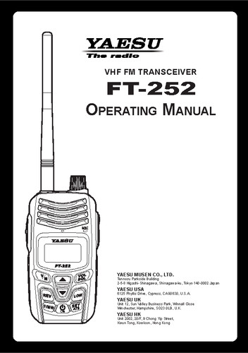 Yaesu 252 ricetrasmettitore - ft-252,