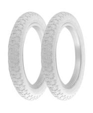 COPPIA BICI PRO+ PNEUMATICI BICI BAMBINO IN 14" X 2.125" COMP III BATTISTRADA TUTTO BIANCO