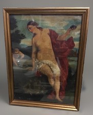 🌈  Antico dipinto olio su