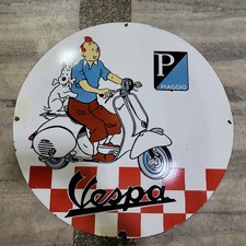 INSEGNA SMALTATA PORCELLANA