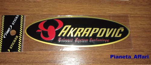 Adesivo scarico akrapovic - scarico,
