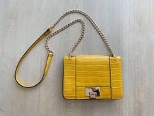 Borsa a tracolla gialla in