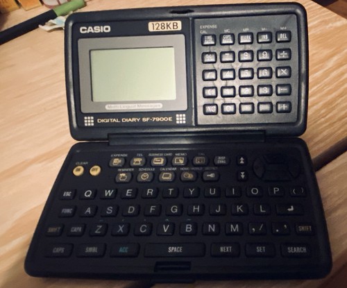 Vintage casio digital diary - vintage,