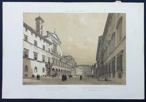 Stampa antica benoist 1870 - antica,