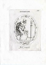 Stampa antica-LUSTRATIO-CERIMONIA DI PURIFICAZIONE-Pl. 171-Agostini-Battista-1657