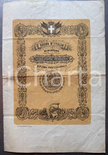 1893 RAVENNA Istituto Tecnico - Diploma Giovanni GALLEGATI perito agrimensore