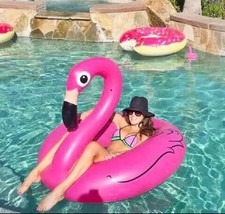 Fenicottero Gonfiabile A Ciambella Galleggiante