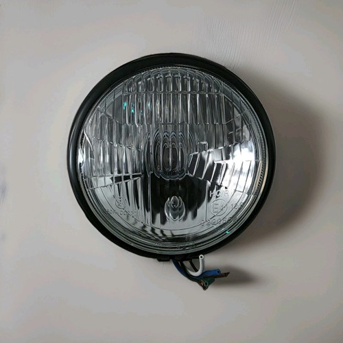 Faro moto anteriore nero - anteriore,