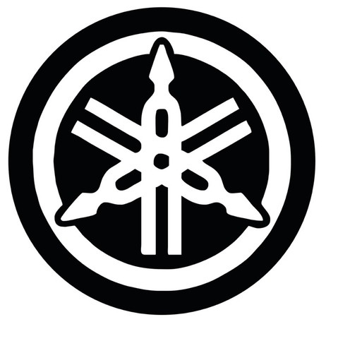 Yamaha vinyl sticker - 4x,