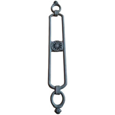 Elemento in ghisa per ringhiera 'R101G' parapetto corrimano ringhiere balaustre