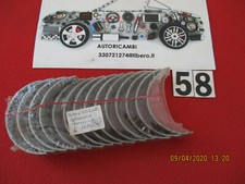 S15985A S2536A BRONZINE BANCO SHAFT BEARING MOTORE 6 CILINDRI INDUSTRIALE STD 