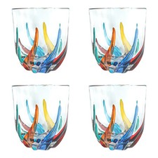 Set Di Quattro 4 Murano Vetro