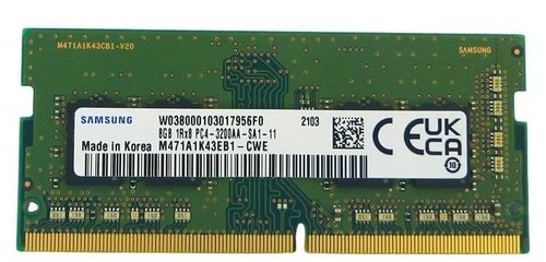 Ram sodimm 8gb 3200mhz samsung - sodimm,