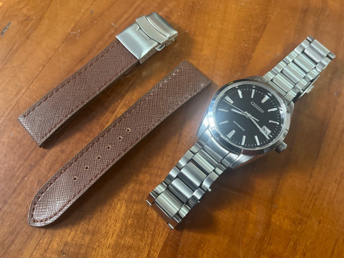 Cinturino orologio pelle