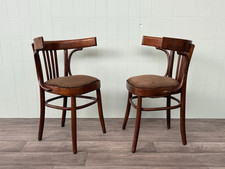 Coppia Sedie Primi ‘900 In Faggio Curvato Nello Stile Della Thonet