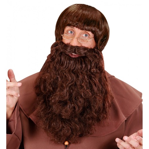 Maxi barba castana lunga - barba,