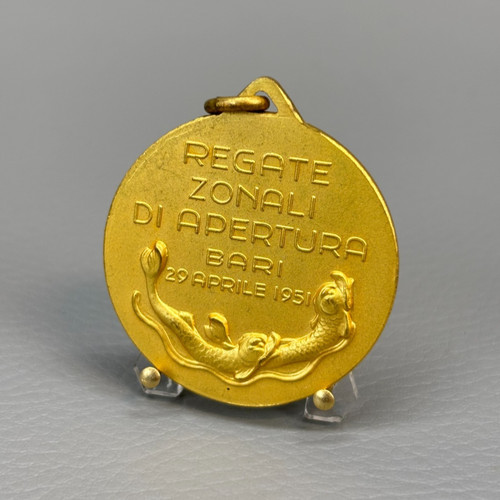 Medaglia vintage bronzo dorato - medaglia,