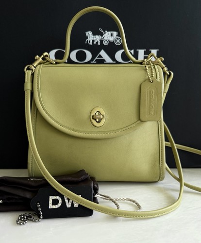 Borsa coach vintage verde lime - verde,