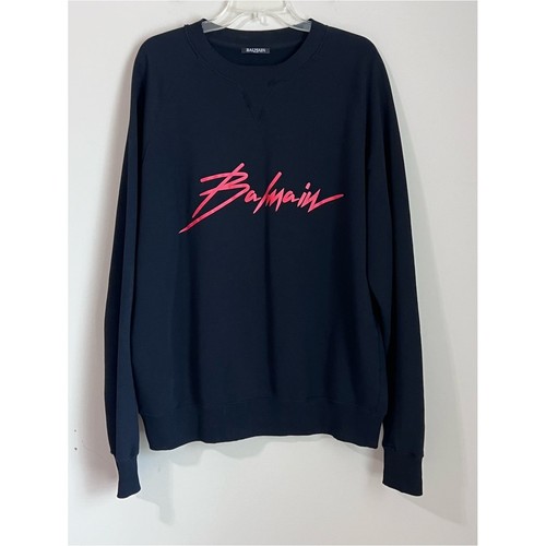 Felpa girocollo balmain logo - balmain,