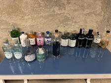 17 bottiglie gin vuote