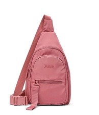 Borsa zaino piccola Victoria's Secret ROSA nylon imbracatura nuova in sacchetto antipolvere originale 