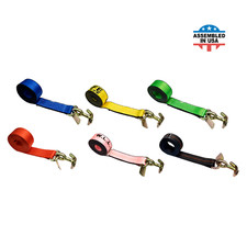 Cinghia di fissaggio porta auto USA resistente 2" x 10' con gancio combinato TJ per demolitore