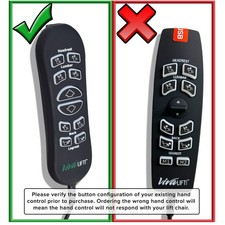Telecomando manuale per sedie