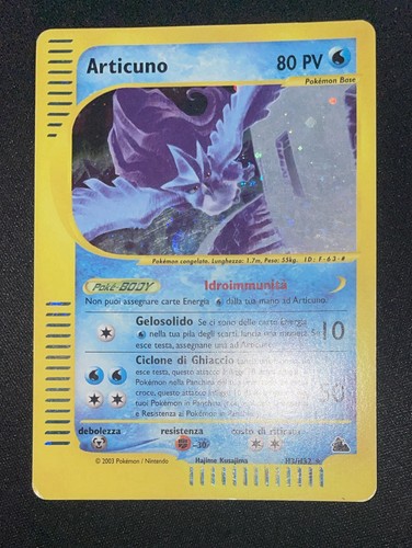 Pokemon card articuno h32 - articuno, h3/h32