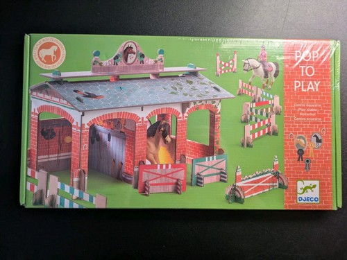 Djeco play horse stable pop - play, to