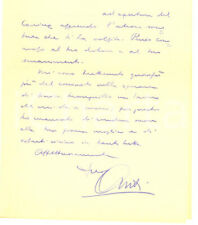 1953 CARIOLA (VR) Archeologo Carlo ANTI - Lettera di condoglianze autografa