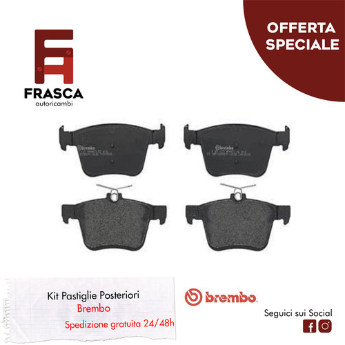 Pastiglie freno posteriori - freno,