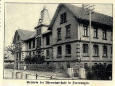 Scuola di orologiaio Furtwangen orologiaio al lavoro teoria-insegnamento 1912