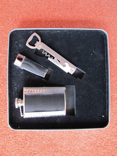 Hip flask bottle opener gas - hip,