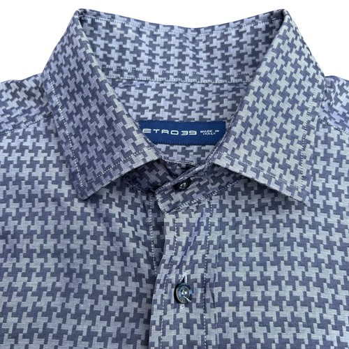 Camicia etro blu con - etro,