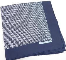 Sciarpa HERMES Petit Carre modello 40 H seta marina Francia 64220250300 2