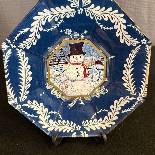 Piatto pupazzo neve - pupazzo,