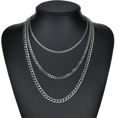 Collana catena cubana in - a,